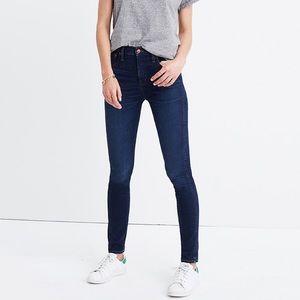Madewell 10” high rise skinny jeans